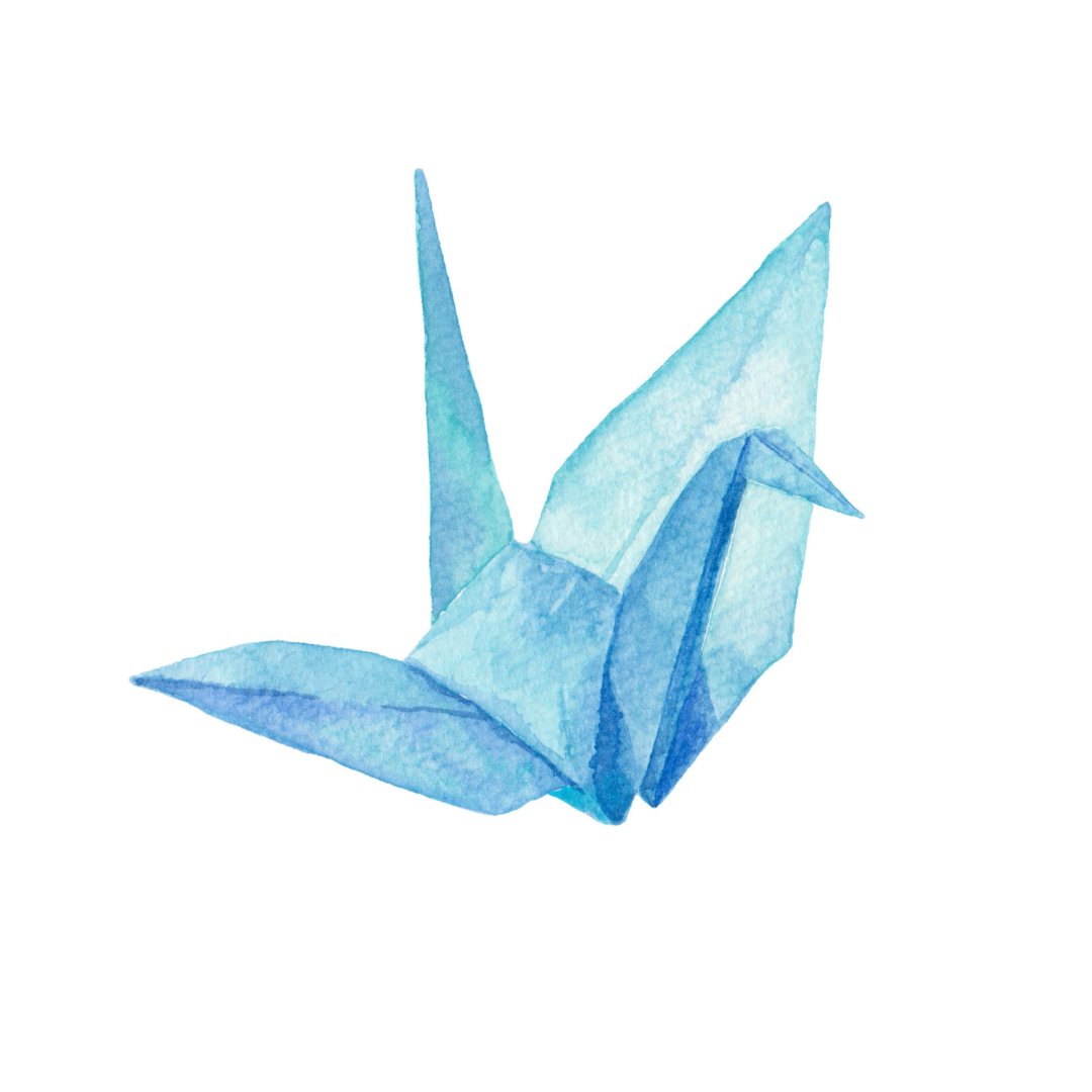 Repositionable Sticker: Origami Birds | High - Quality Print | Water - Resistant - Pasquín Store