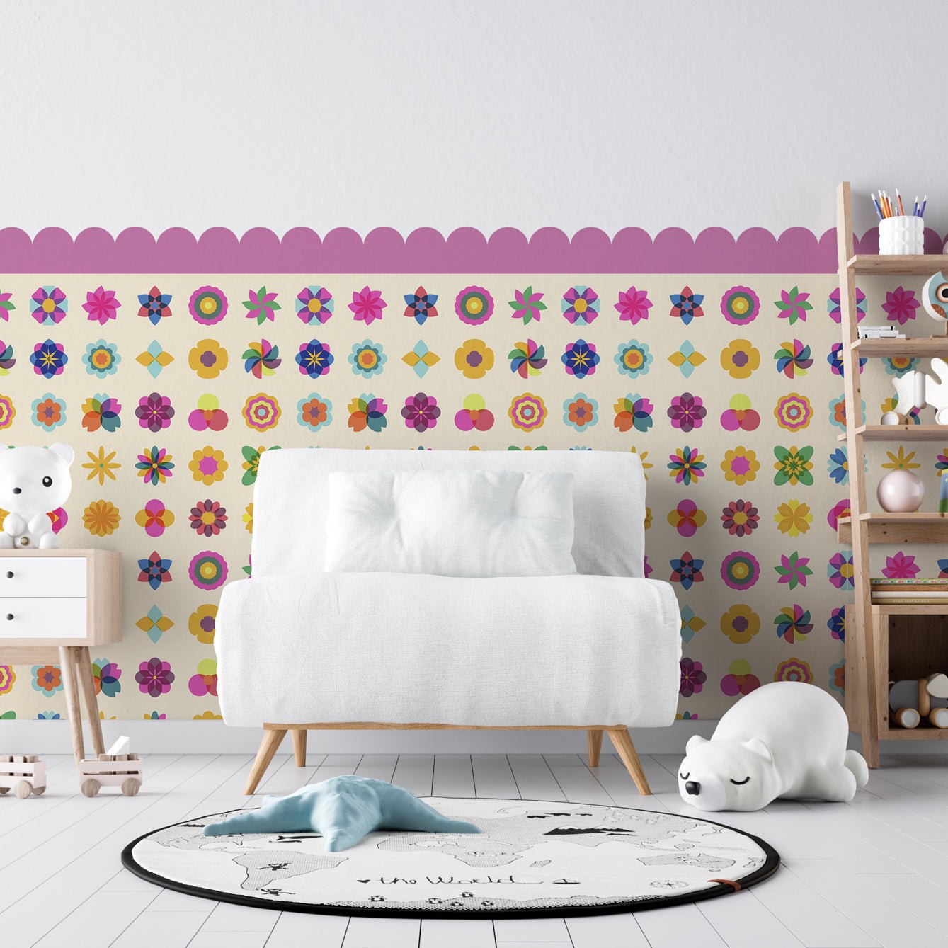 Sweet Details Adhesive Wallpaper - Easy Peel and Stick Installation - Pasquín Store