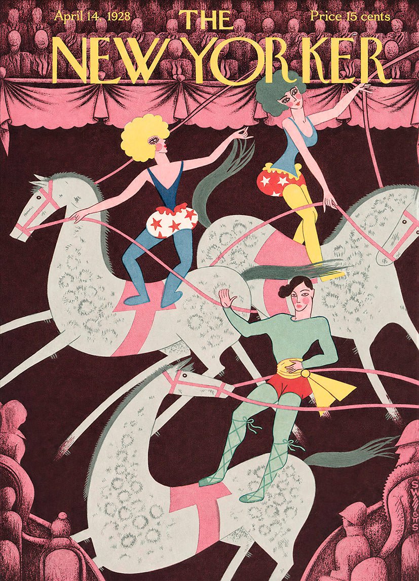 The New Yorker Cover – 14 de abril de 1928 - Reusable Peel-and-Stick Poster - Pasquín