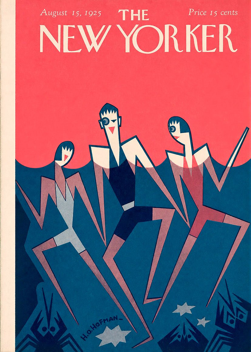 The New Yorker Cover – 15 de agosto de 1925 - Reusable Peel-and-Stick Poster - Pasquín