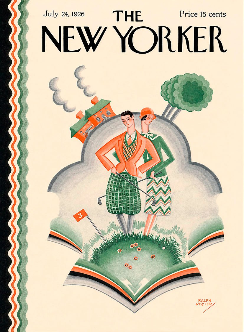 The New Yorker Cover – 24 de julio de 1926 - Reusable Peel-and-Stick Poster - Pasquín