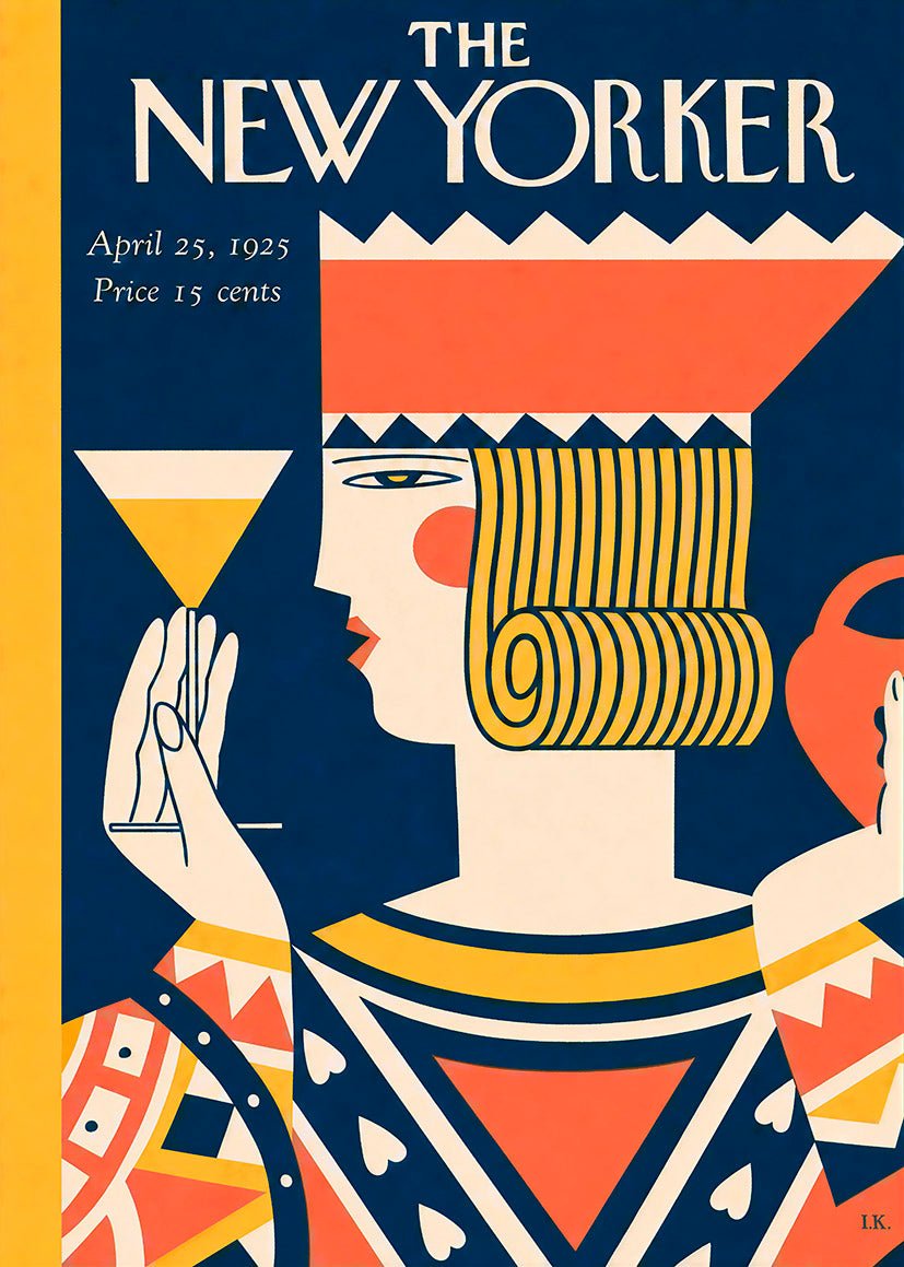 The New Yorker Cover – 25 de abril de 1925 - Reusable Peel-and-Stick Poster - Pasquín