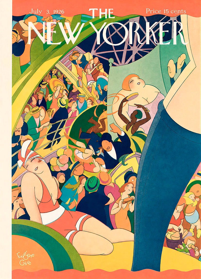 The New Yorker Cover – 3 de julio de 1926 - Reusable Peel-and-Stick Poster - Pasquín