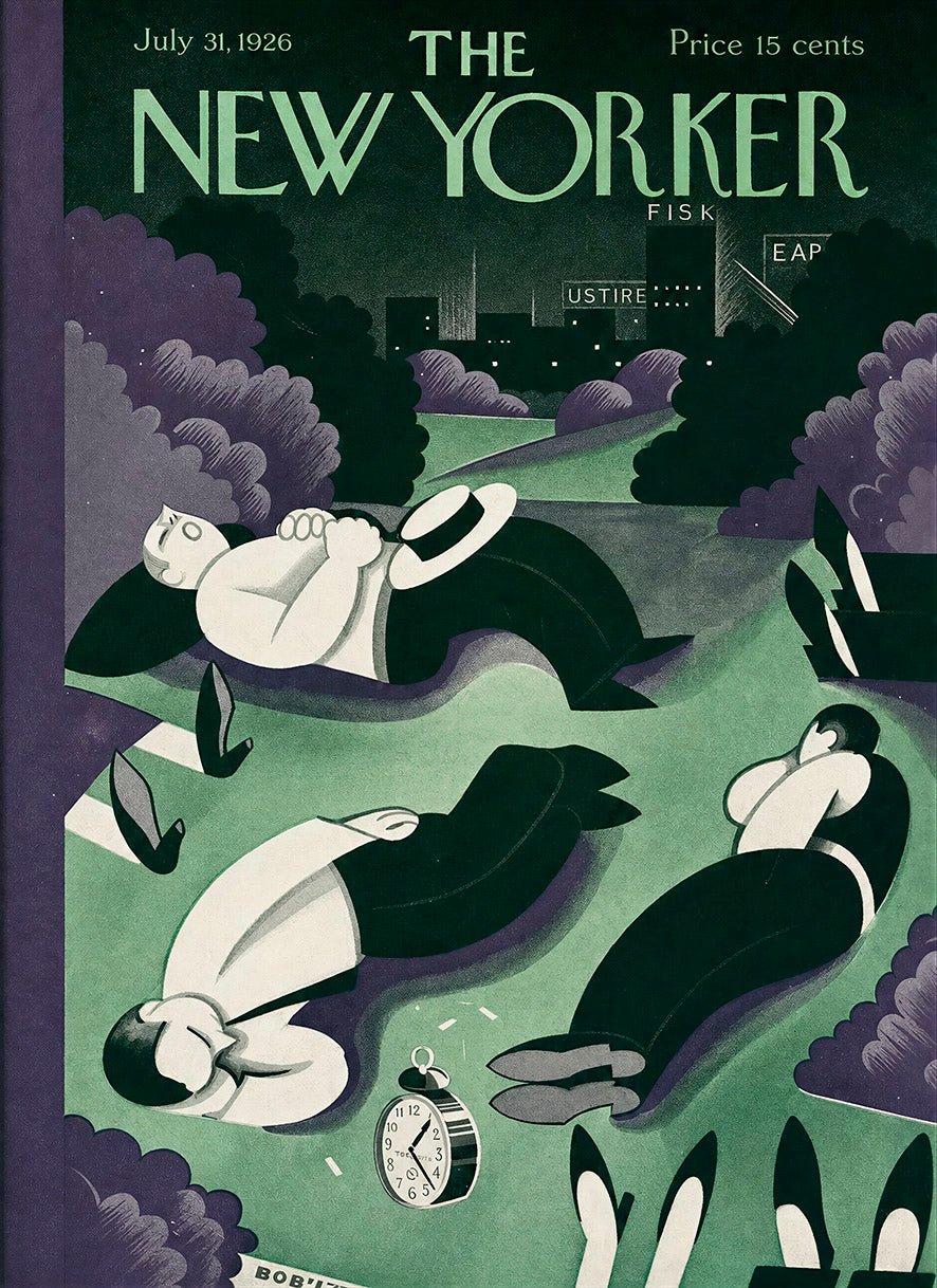 The New Yorker Cover – 31 de julio de 1926 - Reusable Peel-and-Stick Poster - Pasquín