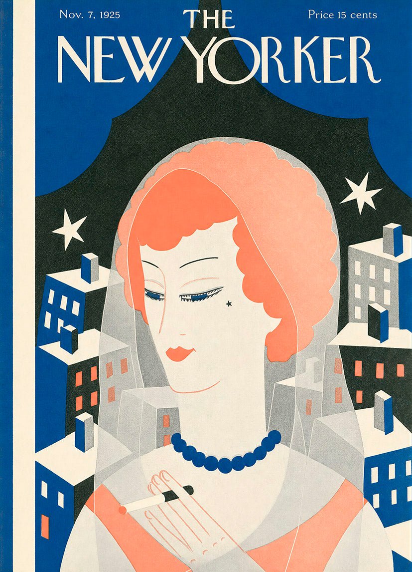The New Yorker Cover – 7 de noviembre de 1925 - Reusable Peel-and-Stick Poster - Pasquín