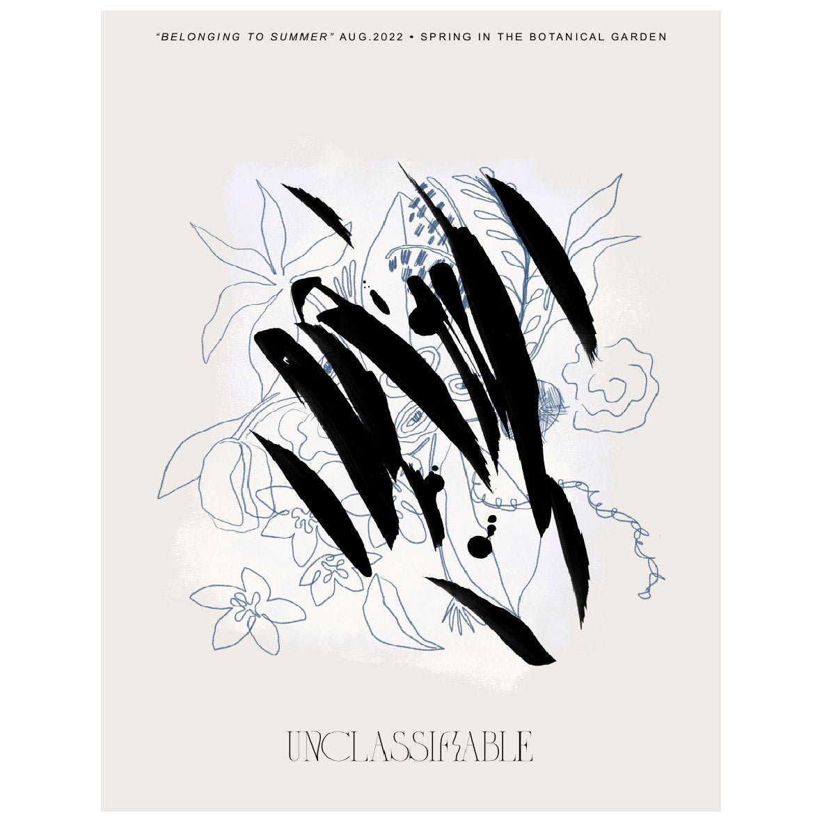 Unclassifiable – Botanical Art Reusable Peel - and - Stick Poster - Pasquín